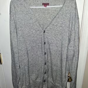 Merona Light Gray Women's Cardigan Sweater